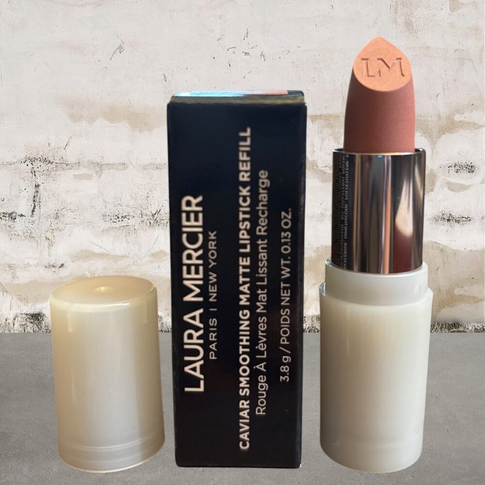 Laura Mercier $46 Caviar Smoothing Matte Lipstick in Pink Chiffon NIB